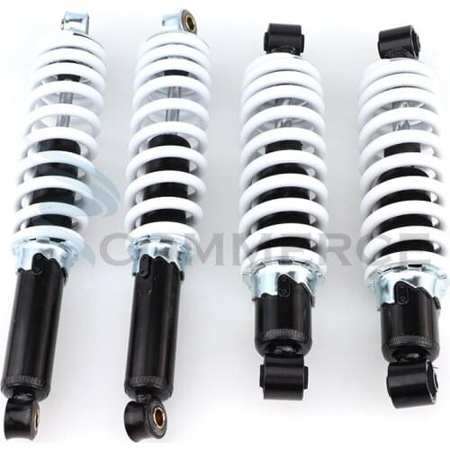 White 285mm 305mm 325mm 350mm front and rear hydraulic shock absorber for 110cc-250cc ATV kart cross-country motorcycle parts