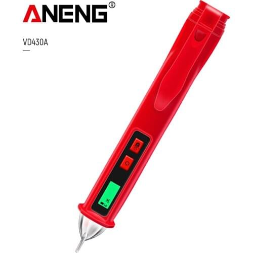 ANENG VD430A Digital Intelligent Multimeter Pen AC Voltage Tester Sensor Pen Non-Contact Voltmeter Alarm for Electric Tools