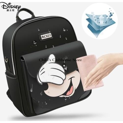 Disney Mommy Bag Waterproof Multifunctional Large Capacity One Shoulder Mommy Bag Fashion Maternity Bag