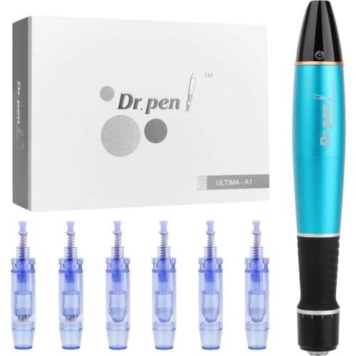 Electric Nano Microneedling Machine Derma Pen Radiofrequency Microneedle Beauty Equipment Skin Tightening Device