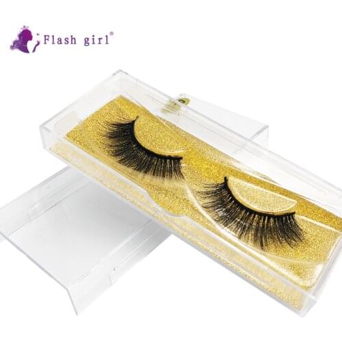 Flash Girl Fake Eyelash In Bulk Z-10 Natural Volume Eyelash Extension False Eyelashes Makeup 3D Mink Lashes For Beauty