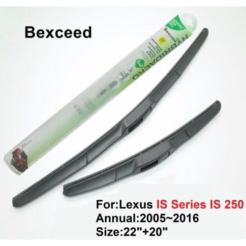 Hybrid Wiper Blade for Lexus IS Series IS 250 22"+20" Bexceed of Car Windshield 2006 2007 2008 2009 2010 2011 2012 2013