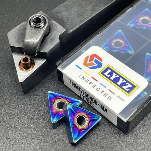 MTJNR1616 M16 MTJNR2020M16 MTJNR2525M16 NC tool bar 93 degree cylindrical turning tool bar + High quality TNMG160404 nano blue