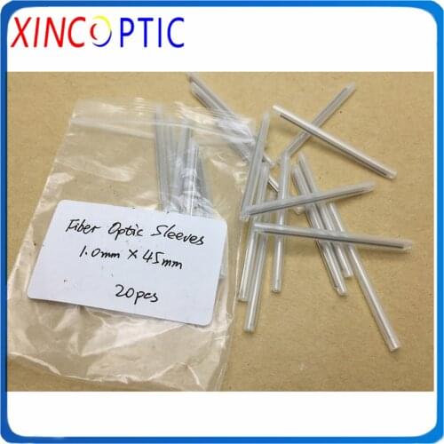 45mm Single Core Fiber Sleeve,45mm Bare Fiber Optic Fusion Protection Splice Sleeves Fiber Optic Hot Melt Tube