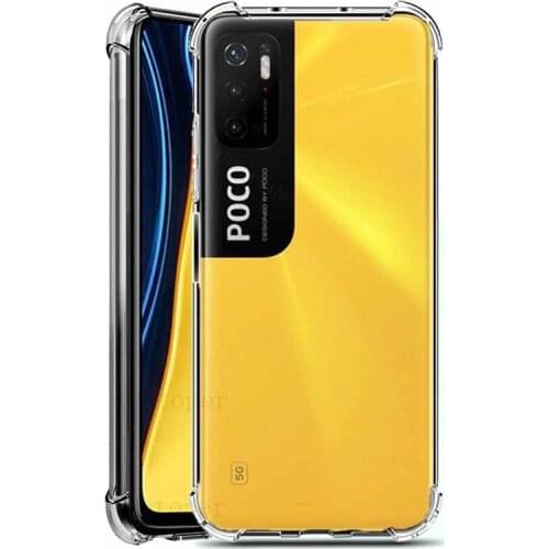 Poco M3 Pro 5G 2021 Case For Xiaomi Poco X3 Pro NFC F3 Transparent Soft Silicone Phone Back Case TPU Cover M3Pro M2103K19PG Case