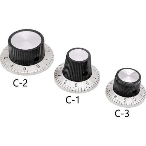 Potentiometer, knob, dial dial, aluminium knob, digital knob, 37MMX 15MM, high 6.0MM inner diameter