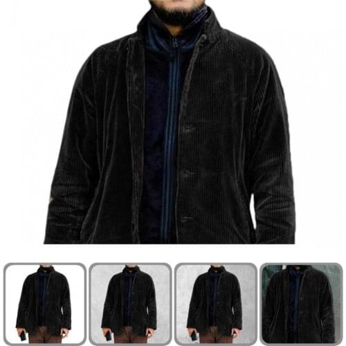 Casual Stylish Warm Old-fashioned Winter Coat Old-fashioned Jacket Zipper for Home