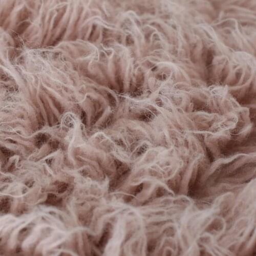 Wool Flokati Rug Layer Newborn Photography props Blanket Baby Bean Bag Covering