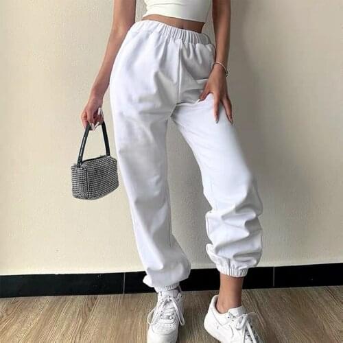 Wide leg sweatpants women autumn and winter new ins fashion loose high waist casual pants women jogging pants