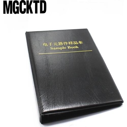 SMD Resistor Capacitor Assortment Electronic Components Sample Book 20 Pages Using book style design