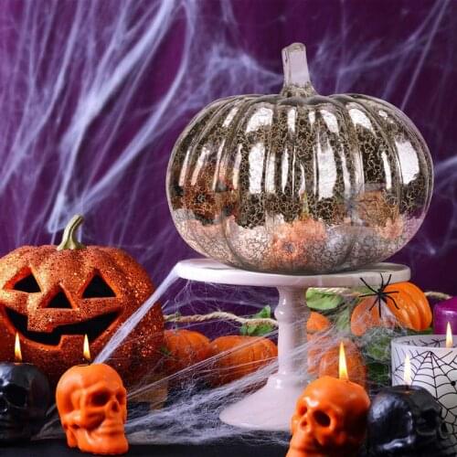 Halloween LED Pumpkin Lamp Gift Pumpkin Light Halloween LED Simulated Pumpkin Lamp Flickering Light Decor (Without Battery)