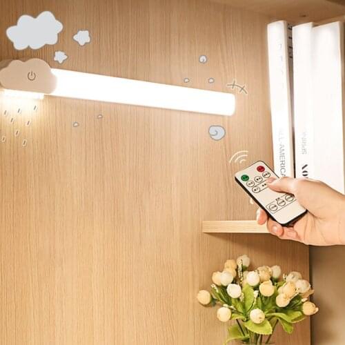 LED Magnetic Table Lamp Under Cabinet Lighting Closet Light for Reading Study Working Bedroom Cordless USB Night Light