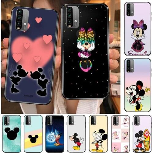 Unique Mickey Mouse Phone Case For XiaoMi Redmi 11 lite 9C 8A 7A Pro 10T 5G Anime Cover Mi 10 Ultra Poco M3 X3 NFC 8 SE cover