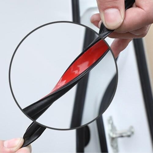 Car Door Seal Strip Auto Rubber Seals Strips Noise Insulation for Volvo S40 S60 S80 XC60 XC90 V40 V60 C30 XC70 V70