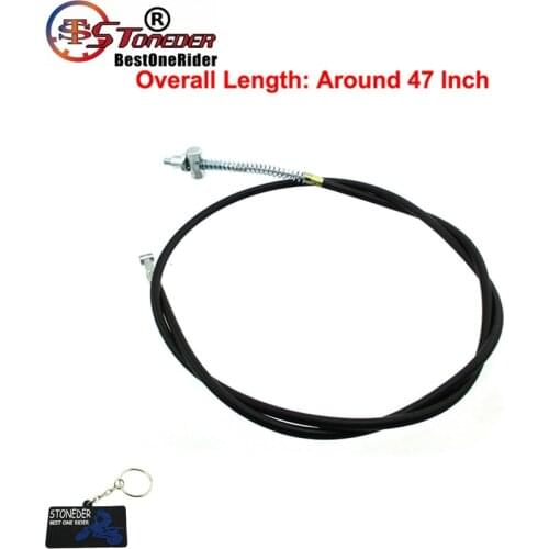 STONEDER Rear Brake Cable For Yamaha Peewee PW50 1981-2016 Y-Zinger 50 PY50 Front Drum Brake