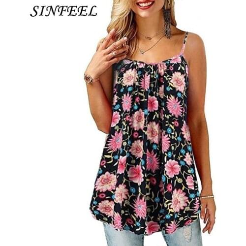 S-5XL Women Sexy Floral Print Loose Short Dress Sleeveless Spaghetti Strap Mini Dresses Womens Club Sundress Vestido Plus Size