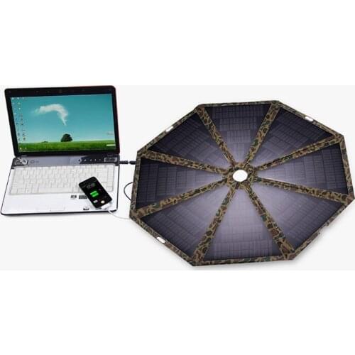 40W solar umbrella with solar panel charger for laptop, mobile phones,power bank