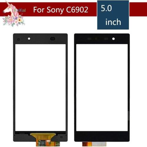 10pcs/lot 5.0" For Sony Xperia Z1 L39 L39H C6902 C6903 LCD Touch Screen Digitizer Sensor Outer Glass Lens Panel Replacement