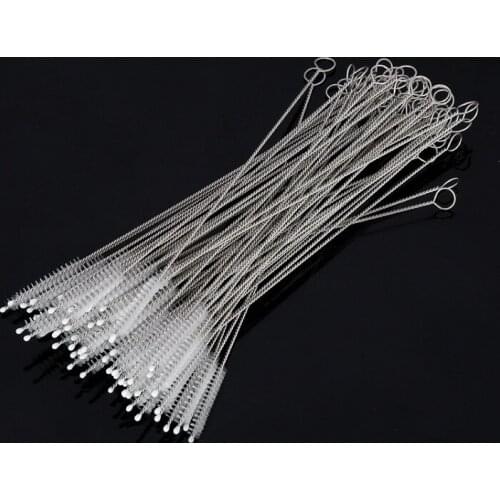 500pcs Pipe Cleaners Nylon Straw Cleaners Cleaning Brush for Drinking Pipe Stainless Steel Pipe Cleaner Free Shipping WB3467