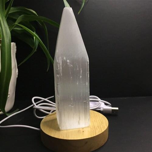 Big Size Natural Selenite Point Crystal Healing Energy Stone Quartz Home Decor Reiki Polished Crafts