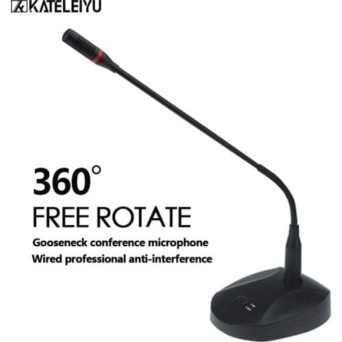 DB-219 professional flexible gooseneck condenser microphone desktop conference microphone high sensitivity