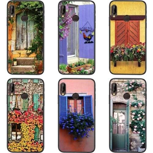 Cheap House With Flowers At Windows For Huawei Mate 40 Pro Plus 30 20 10 lite nova 8 pro y9 2019 Soft TPU Phone Skin Shell