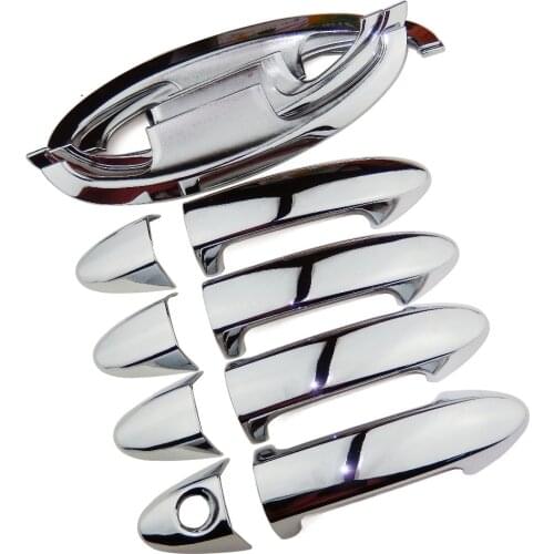 For Ford Ecosport 2013-2016 ABS Chrome Styling Side Door Handle Cover & Door Bowl Cover Decoration Trim 2014 2015
