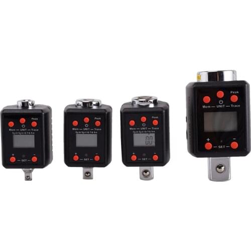 High Precision Electronic Digital Display Torquemeter Adjustable 0.3-1000Nm 1/4" 1/2" 3/8" 3/4" Drive Preset Torque Adapter