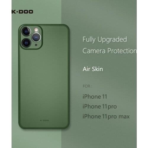 K-Doo Air Skin ultra slim case 0.3mm thickness thin mobile protective case cover for iphone11/11pro/11promax