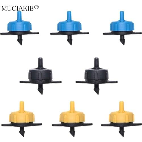 20-500PCS 2L/4L/8L/H Garden Watering Pressure Compensated Dripper Lawn Micro Drop Emitter Greenhouse Agriculture Irrigation Tool