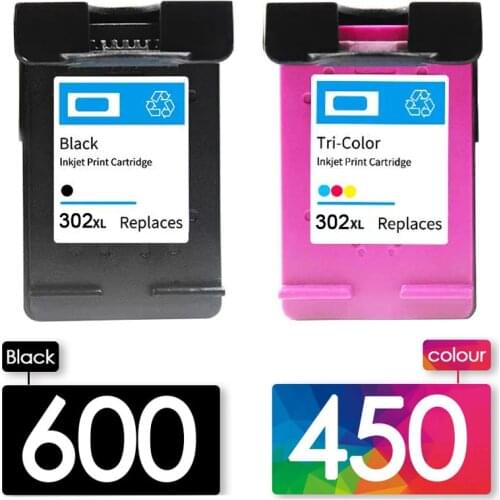 302XL CMYK Ink Cartridge for HP 302 XL for hp302 For HP Deskjet 2130 1110 2138 3630 3632 Officejet 3830 3834 4650