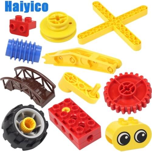 Mechanical model Big Building Blocks Science education Accessories DIY Assembe Toys for children Compatible with Duplos Bricks