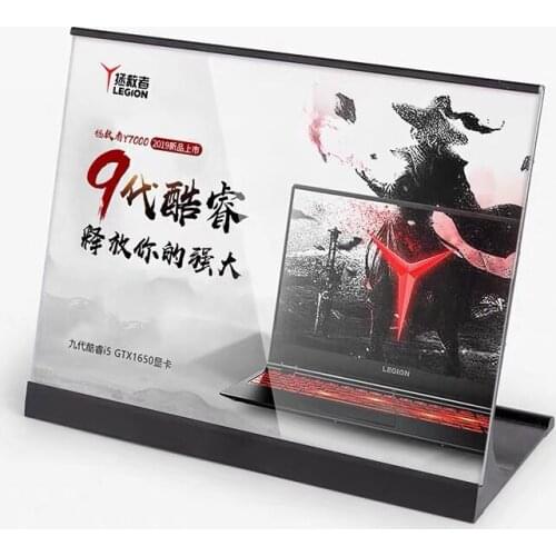 150mm*120mm Metal Slant Sign Holder Stand Restaurants Plastic Table Menu Paper Holder Single Display Stand Ad Frame