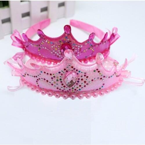 Cute Children Girls Crown Tiara Hair Band Headbands Wedding Prom Party Head Wear Hair Accessories