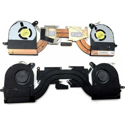 New for DELL Alien 13 ALW13E-1508 M13X R1 R2 FGJ6 FGJ7 Radiator heatsink fan cooling Copper Tube Module 0D2W2T D2W2T