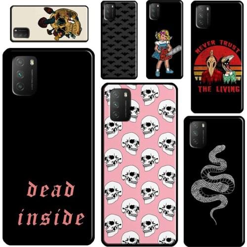 Pastel Occult Gothic Skull Aesthetic For Xiaomi Mi 11 Ultra 9T 10T Pro Mi Note 10 Lite Phone Case For POCO X3 Pro M3 F1 F2 F3