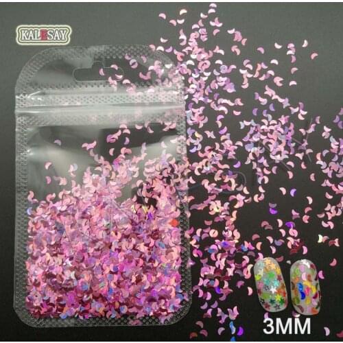 3mm Sequins PVC Flat Five-pointed Star Loose Sequin Paillettes Sewing Craft DIY Scrapbooking Nail Accessories Decorations