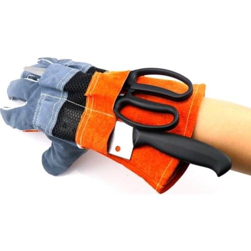 BBQ Gloves High Temperature Resistance Oven Mitts 250 Degrees Fireproof Barbecue Heat Insulation Gloves Bbq Accessories