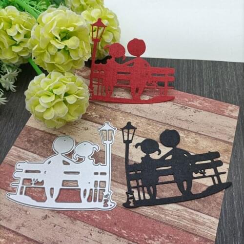 Lover Chair Street Light Craft Paper Dies Cutting For Card Making Diy Scrapbooking Die Cut Metal 2021 Embossing New