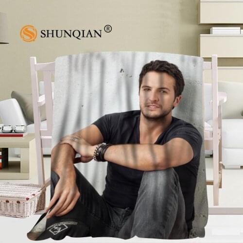 New Luke Bryan Blanket Soft DIY Sofa Bed Throw Blanket Kid Adult Warm Custom Blanket 56x80Inch50X60Inch40X50Inch