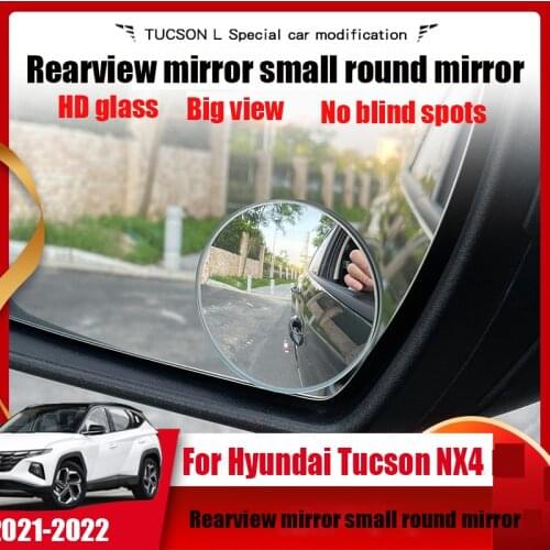 For Hyundai Tucson NX4 Elantra rav4 rearview mirror with small round mirror assisted reversing and large field of view 360degree