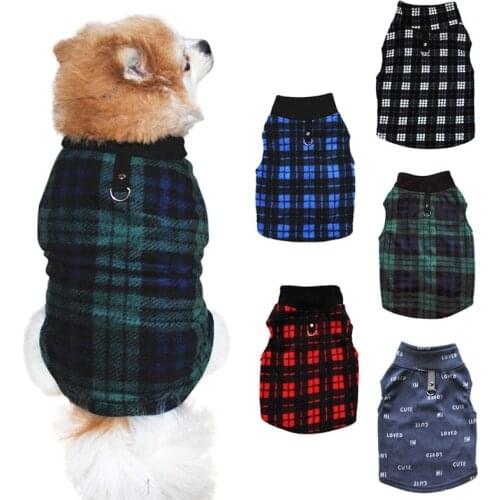 Pet Dog Vest Clothing Small Dog Clothes Cute Fleece Costume Puppy Clothing For Dog Coats Jackets Winter Warm Chihuahua Clothes