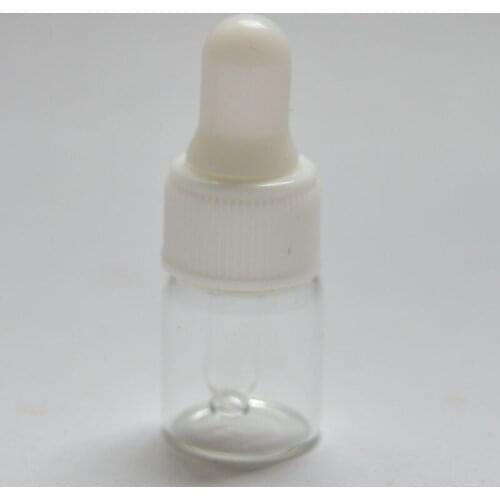 10pcs Small Perfume Sample Glass Bottles Dropper Vial For Essential Oil 2ml Clear Mini Bottle