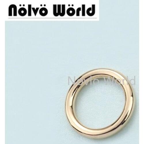 100pcs 5 colors 3mm thick,inside 1/2 inch 13mm o rings,DIY accessory alloy metal round edge welded O Rings