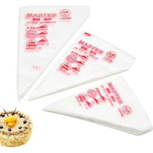 100Pcs Cake Baking tools disposable decoration bag DIY cream cake decoration baking decoration tool bakery tools accessories