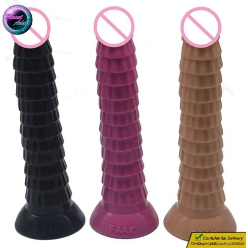 Silicone Dragon Dildo Scales Pattern Penis Women Pussy Vagina Masturbator Gay Men Prostate Anal Plug Adult Sex Toy Anus Expander