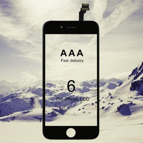 30PCS 100% Tested LCD for iPhone 6 LCD Display with Digitizer Replacement Quality AAA & Good quality 3D touch White Black