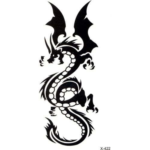 30pcs Flying Dragon Waterproof Temporay tattoo sticker Henna Tatoo harajuku tatouagem fake tattoo sleeve