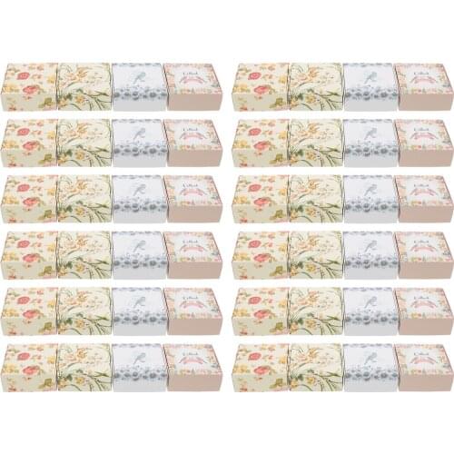 40Pcs Soap Boxes Soap Packaging Boxes DIY Paperboard Packing Cases for packaging Brown handmade gift soap paper boxes candy box