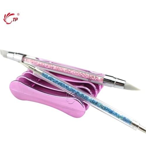 5 Grid Nail Art Penholder Nails Salon Brush Rack Accessory Carving UV Gel Crystal Pen Carrier Storage Manicure Tool Stand Holder